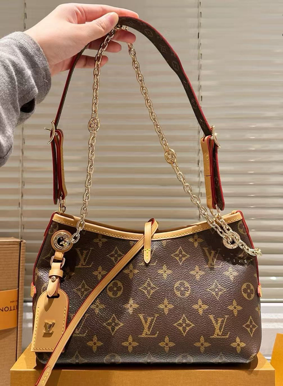 Luna Chain Shoulder Bucket Bag
