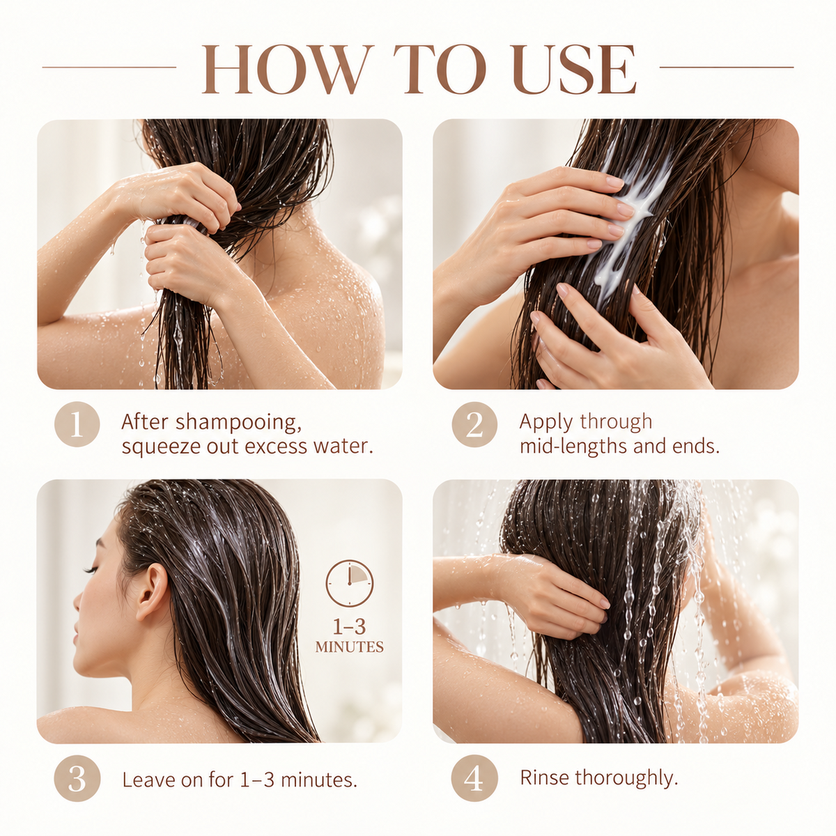 GRODOM Jojoba & Argan Oil Conditioner for Dry Hair, 5.06 fl oz detail image